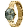 Poze By Sonata Quartz Analog green&nbsp;Dial Golden Stainless Steel Strap Watch For Women - image number 4