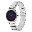 Fastrack Quartz Analog Purple Dial Stainless Steel Strap Watch for Girls - image number 1