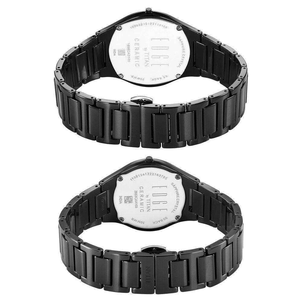 Titan edge pair watches cheap