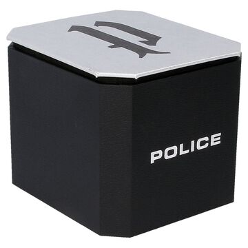 Police Orange Dial Quartz Multifunction Watch for Men