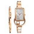 Titan Raga Power Pearls Quartz Analog Watch For Women With Mother of Pearl Dial Rose Gold Metal Strap - image number 0