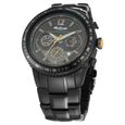 Titan Octane Black Dial Chrono Metal Strap watch for Men - image number 1