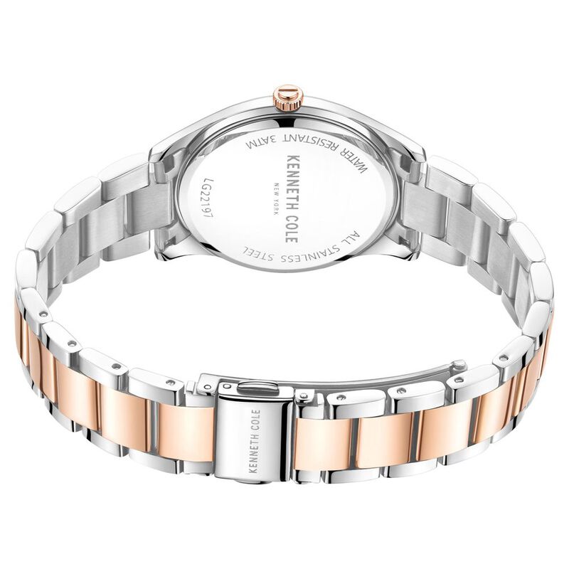 Kenneth Cole Quartz Analog White Dial Stainless Steel Strap Watch for Women - image number 4