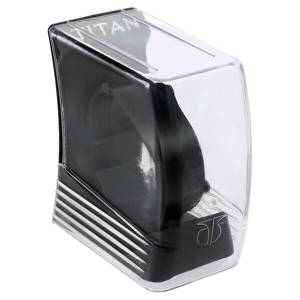 Titan Rectangle Silver Dial Analog with Day and Date Stainless Steel Strap watch for Men - image number 4