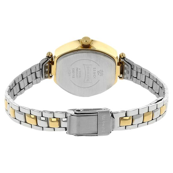 Sonata Quartz Analog Silver Dial Stainless Steel Strap Watch for Women - image number 3