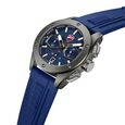 Ducati Quartz Chronograph Blue Dial Blue Silicone Strap Watch For Men - image number 1