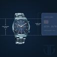 Titan Neo Splash Quartz Analog with Date Blue Dial Blue Stainless Steel Strap Watch For Men - image number 2