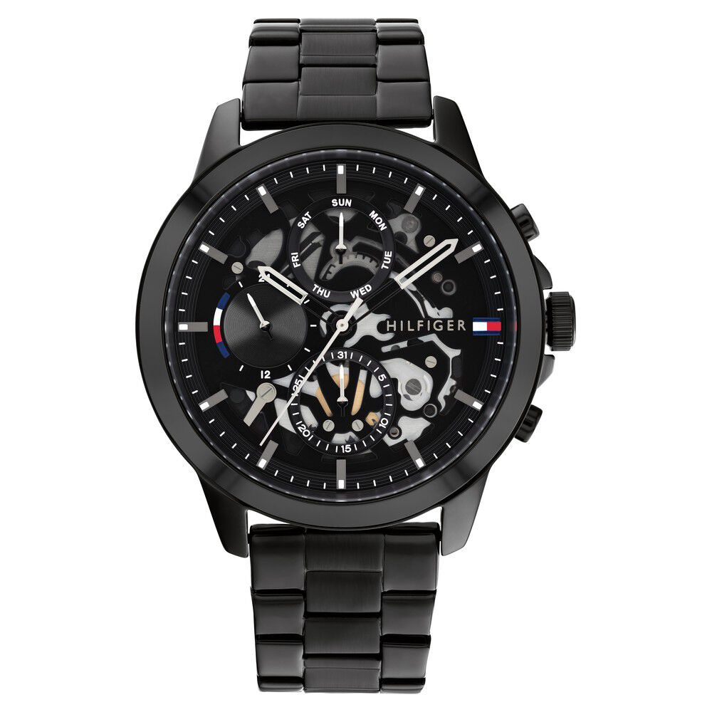 Buy Online Tommy Hilfiger Men Black Dial Analog Watch