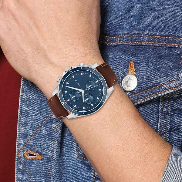 Tommy Hilfiger Quartz Multifunction Blue Dial Watch for Men - image number 3