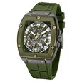 Kenneth Cole Automatic Green Dial Green Colour Silicone Strap Watch For Men - image number 1