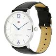 Tommy Hilfiger Quartz Analog Silver Dial Leather Strap Watch for Men - image number 1