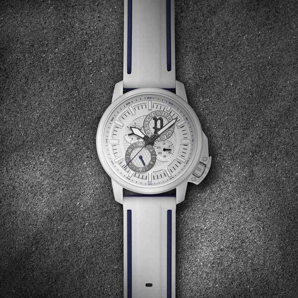 Police White Dial Quartz Multifunction Watch for Men - image number 2