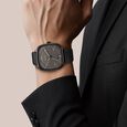 Titan Neo Curve Quartz Analog with Date Anthracite Dial Black Stainless Steel Strap Watch for Men - image number 4