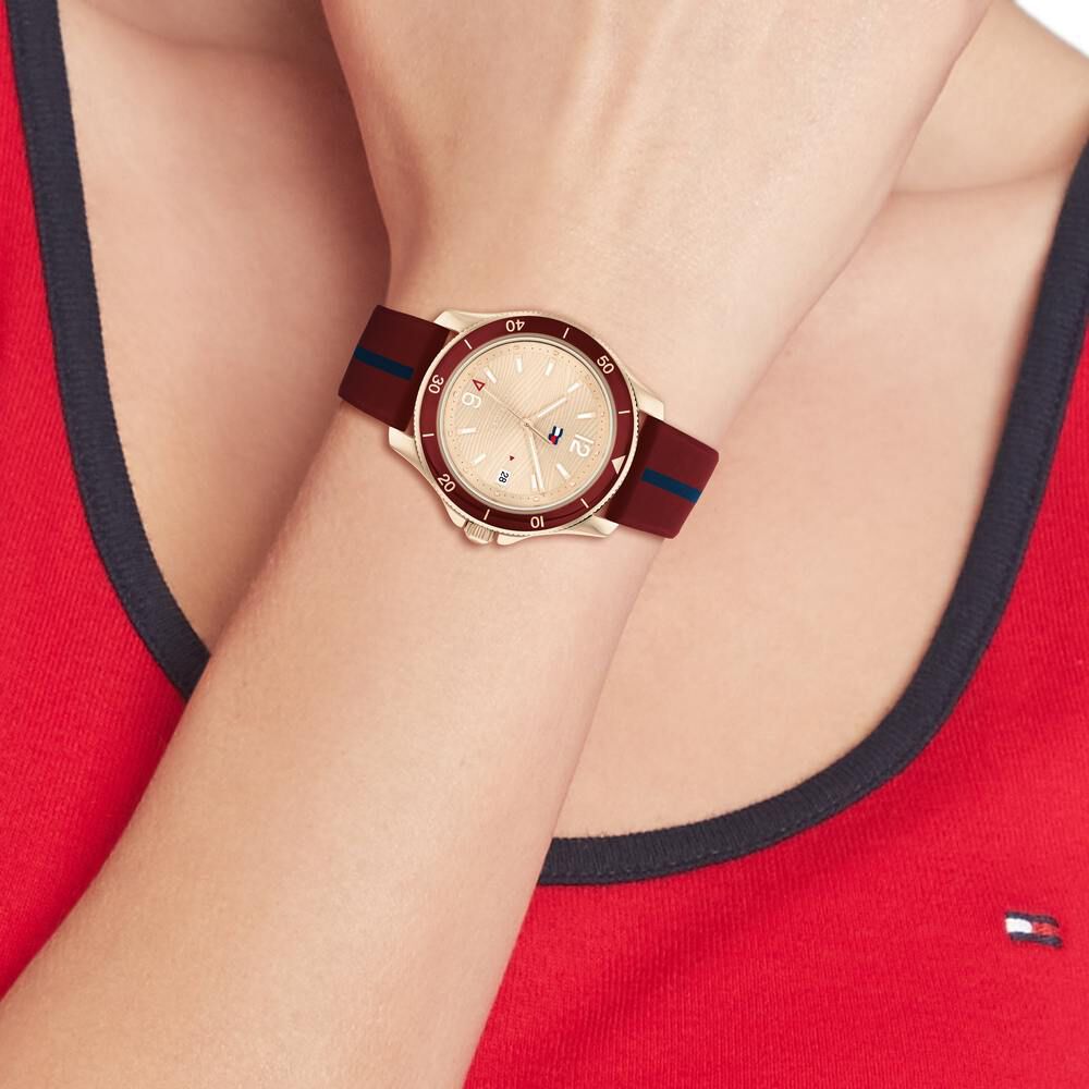 Tommy hilfiger discount women's watch gold
