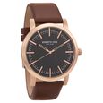 Kenneth Cole Quartz Analog Grey Dial Leather Strap Watch for Men - image number 1