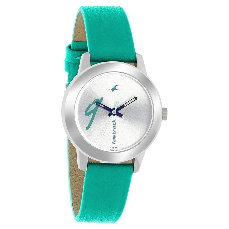Buy Online Fastrack Tropical Waters Quartz Analog White Dial Leather ...