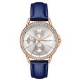 Kenneth Cole Quartz Multifunction Silver Dial Leather Strap Watch for Women - image number 0