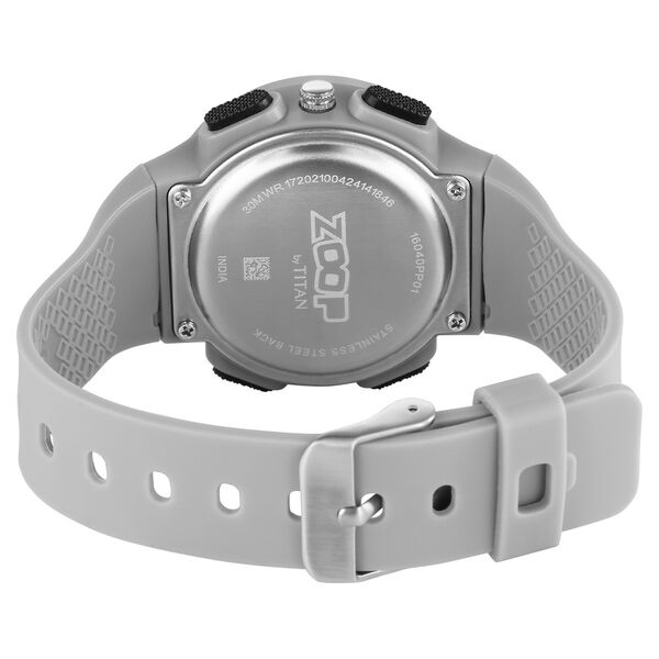 Zoop Analog Digital Watch with Black Dial & Grey Strap for Girls Kids, from House of Titan - image number 4