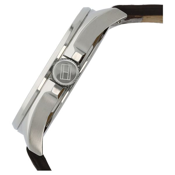 Tommy Hilfiger Quartz Analog Beige Dial Silicone Strap Watch for Men - image number 2