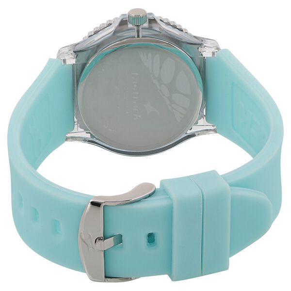Fastrack Quartz Analog Blue Dial Plastic Strap Watch for Girls - image number 3