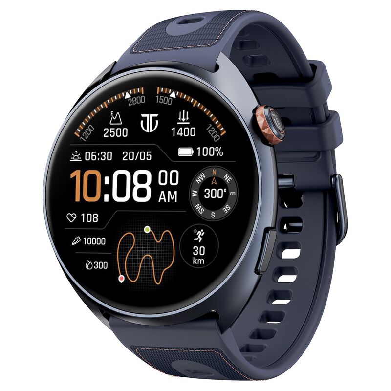 Titan Celestor 2.0 Smartwatch with 1.43" inch AMOLED Display, Training Load & Readiness, Titan Q, Dual band GPS
