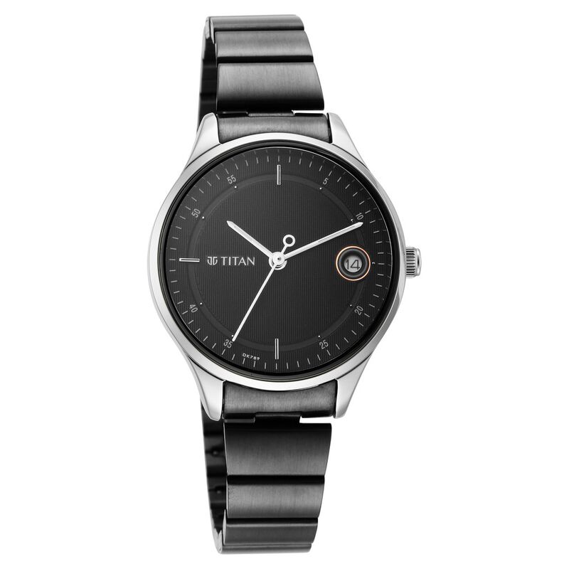Titan Workwear Silver Dial Women Watch With Stainless Steel Strap - image number 0