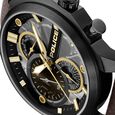 Police Quartz Multifunction Grey Dial Brown Leather Strap Watch for Men - image number 3