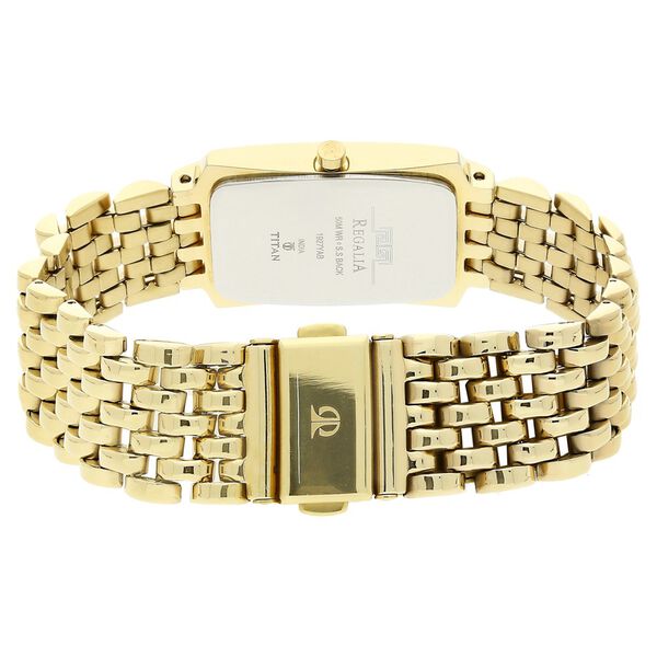 Titan Quartz Analog with Date White Dial Stainless Steel Strap Watch for Men - image number 3
