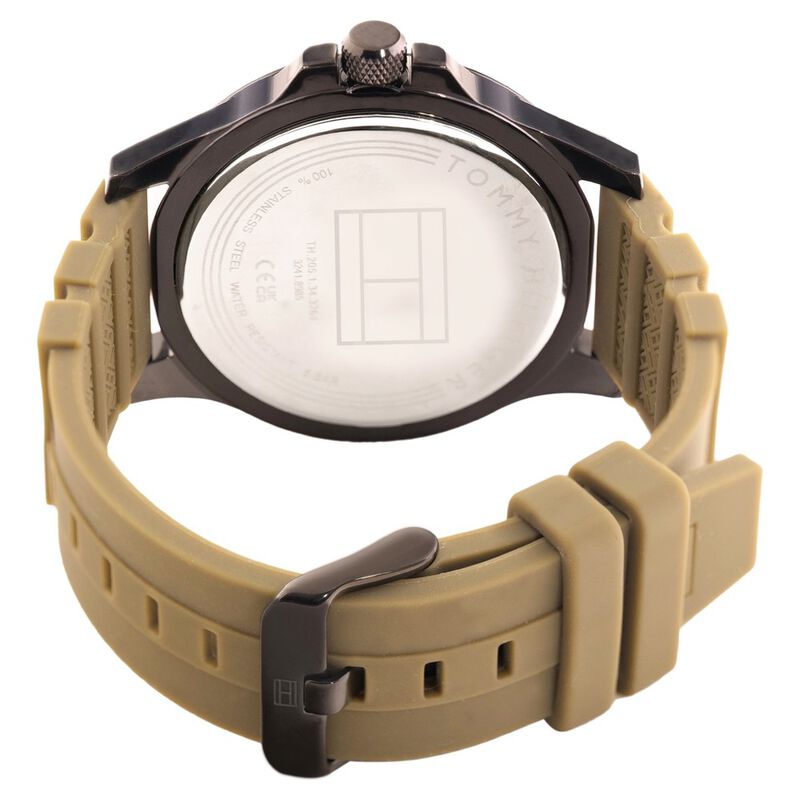 Tommy Hilfiger Quartz Analog Black Dial Leather Strap Watch for Men - image number 4