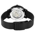 Titan Mechanical Slimline Black Dial Black Mesh Strap Watch for Men - image number 5