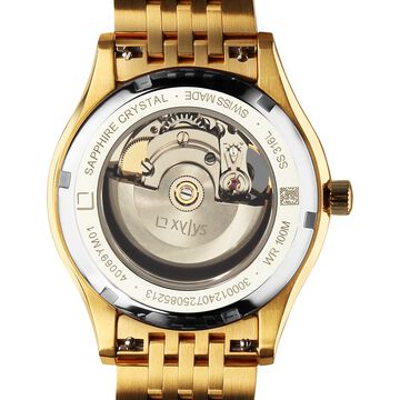 Xylys Belvedere Automatic Green Dial Golden Stainless Steel Strap Watch For Men