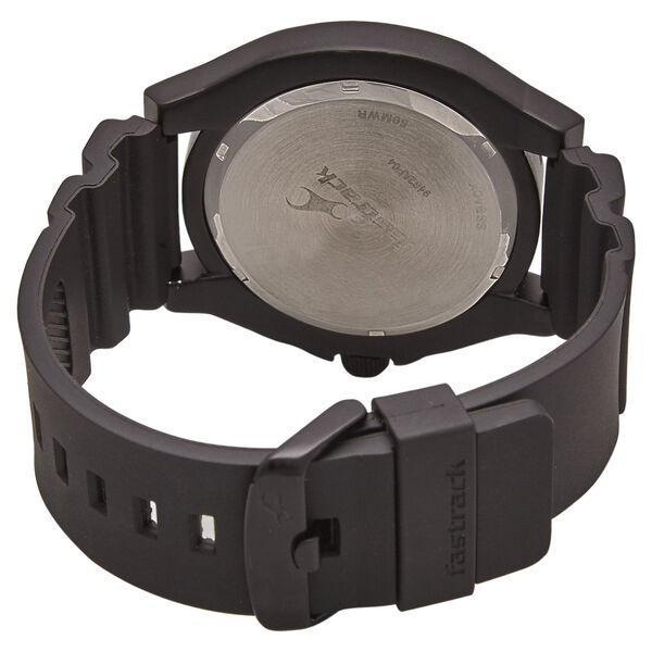 Fastrack Quartz Analog Black Dial Plastic Strap Watch for Guys - image number 3