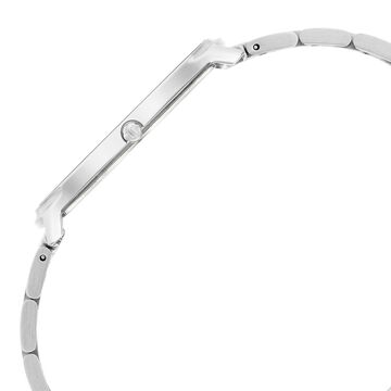 Titan Edge Metal Silver Dial Stainless Steel Strap Watch for Men