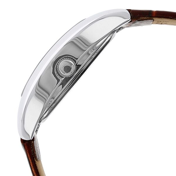 Titan Analog with Date White Dial Leather Strap watch for Men - image number 2