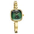 Vyb Aurora By Fastrack Quartz Analog Green Dial Golden Metal Strap Watch For Girls - image number 1
