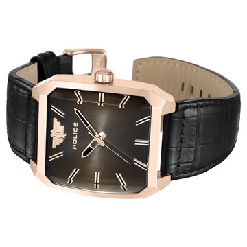Police Black Dial Quartz Analog Watch for Men