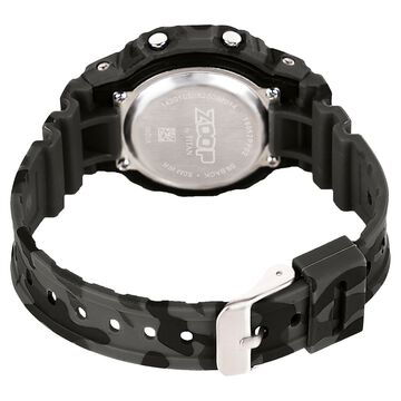 Zoop Digital Watch with LCD Dial And Camouflage Military Grey Strap for Boys Kids, from House of Titan