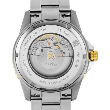 Xylys Automatic Analog with Date Black Dial Two Toned Stainless Steel Strap Watch For Men
