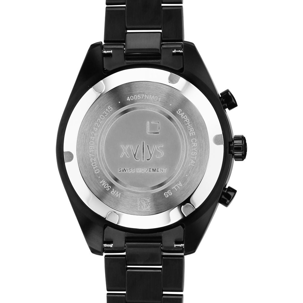 Buy Online Xylys Velocita Swiss Chronograph Stainless Steel Black