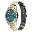 Sonata Festive Quartz Analog with Date Teal Dial Metal Strap Watch For Men - image number 1