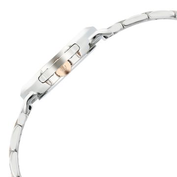 Titan Workmode Quartz Analog Brown Dial Stainless Steel Strap Watch For Women