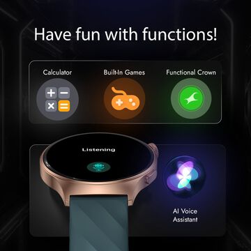 Fastrack Limitless FR1 PRO Smartwatch 3.63 cm AMOLED Display with AOD, 100+ Sports Modes & Watchfaces, 24*7 Health Suite