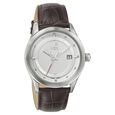 Xylys Swiss Quartz Analog with Date Brown Leather Strap Watch For Men With White Dial - image number 0