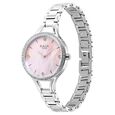 Titan Raga Showstopper Quartz Analog Mother Of Pearl Dial Silver Metal Strap Watch For Women - image number 2