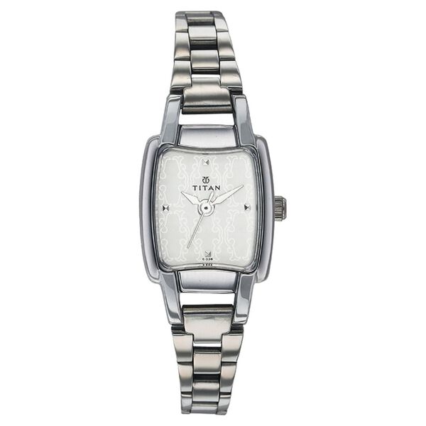 Titan Quartz Analog Silver Dial Watch for Women - image number 0