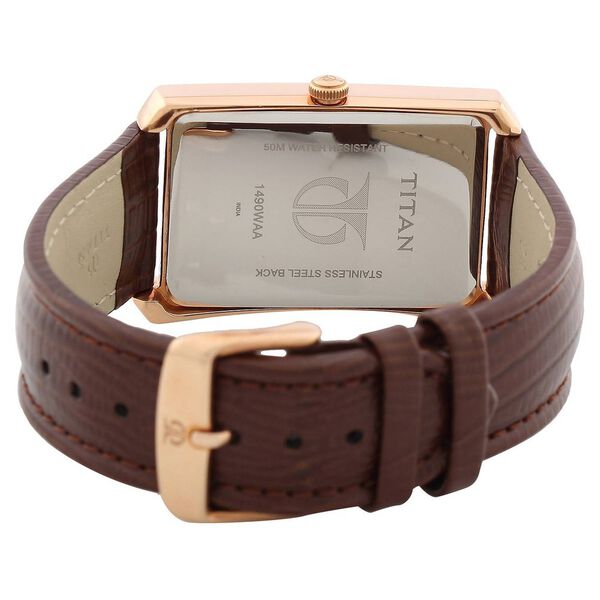 Titan Quartz Analog Brown Dial Watch for Men - image number 2