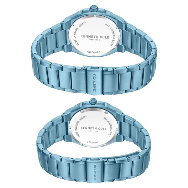 Kenneth Cole Kenneth Cole Quartz Analog Blue Dial With Blue Stainless Steel Strap Watch for Couple - image number 5