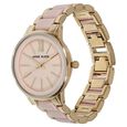 Anne Klein Quartz Analog Beige Dial Bimetal Strap Watch for Women - image number 1