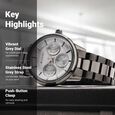 Titan Urban Magic Grey Dial Quartz Multifunction Stainless Steel Strap watch for Men - image number 2