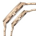 Titan Modern Bandhan Pair Analog with Black Dial Carnation Gold Stainless Steel Strap Watch for Couples - image number 3